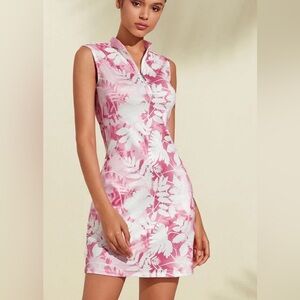 Acegolfs Botanical Energy Sleeveless 36.5 Inch Dress UPF50+